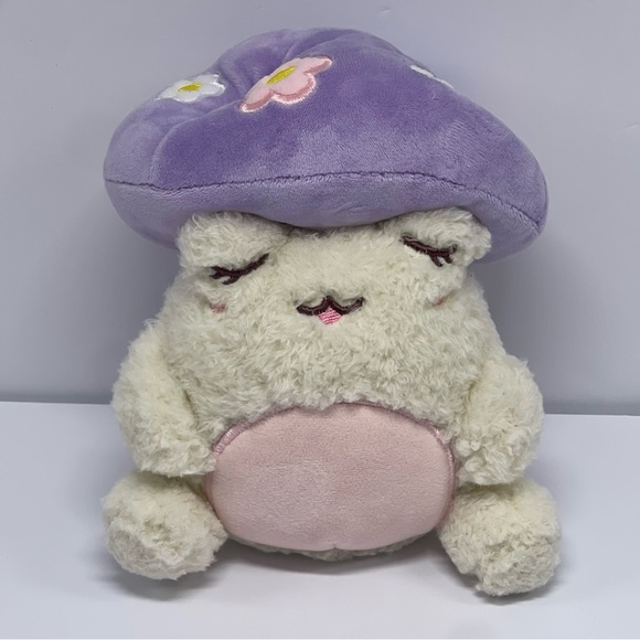 Cuddle Barn Lavender Fields Toadstool Wawa Plush Toy - Picture 1 of 11